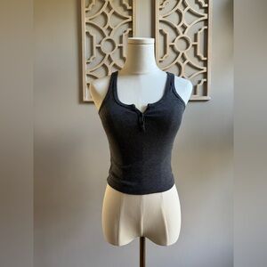 Brandy Melville Charcoal Tank Top